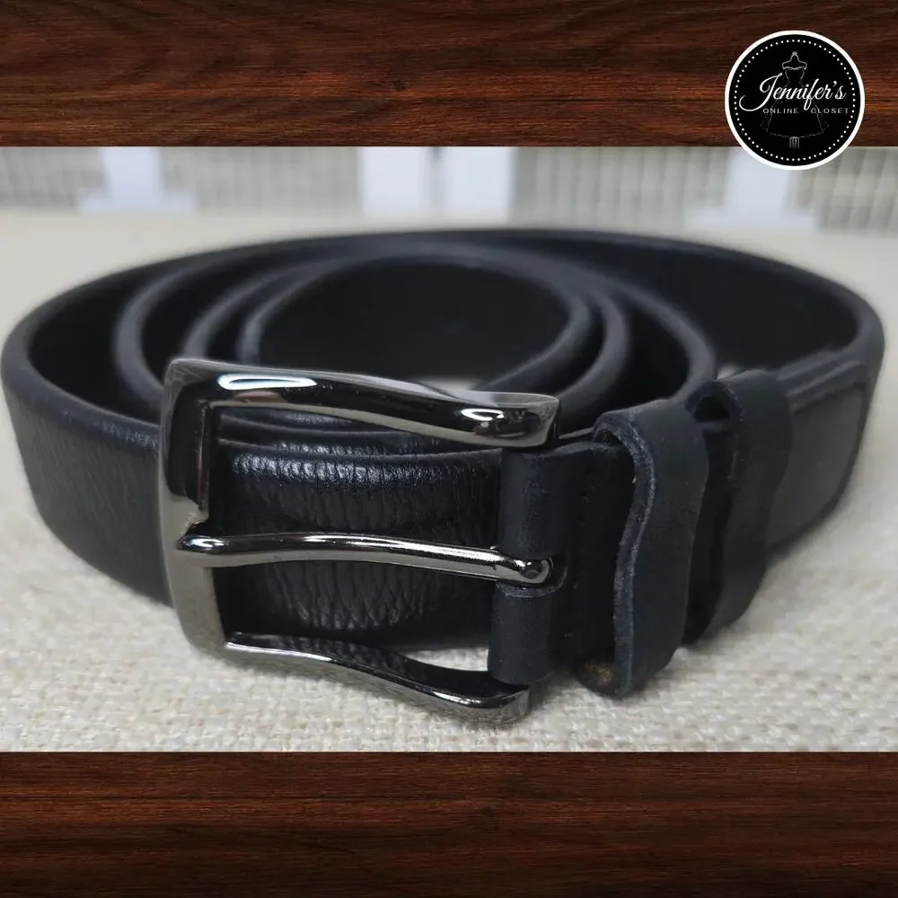 Unbranded Men's Black Soft Textured 1.25